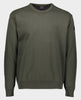 Knitted roundneck-paul & shark-2104,6462907-ProductId,C0P1026-Product.Number,Gensere,Herre,Oliven,paul & shark