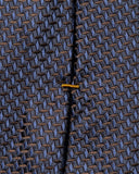 MICRO GEOMETRIC WOVEN SILK TIE