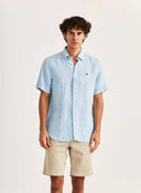 DOUGLAS LINEN SHIRT SS-CLASSIC FIT