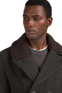 WOOL CASHMERE BLEND PEACOAT