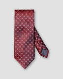 FLORAL MEDALLION WOVEN SILK TIE