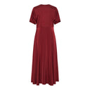FAYE DRESS SEMI RICH MERLOT
