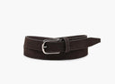 NOHR JENNY SILVER SUEDE LEATHER BELT
