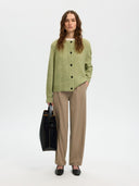 SLFLULU LS KNIT SHORT CARDIGAN