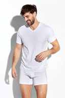 PE Bamboo/cotton tee V-neck