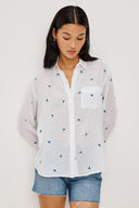 CHARLI SHIRT BLUEBELL CARNATIONS
