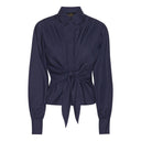 LEE SHIRT NAVY BLUE COTTON