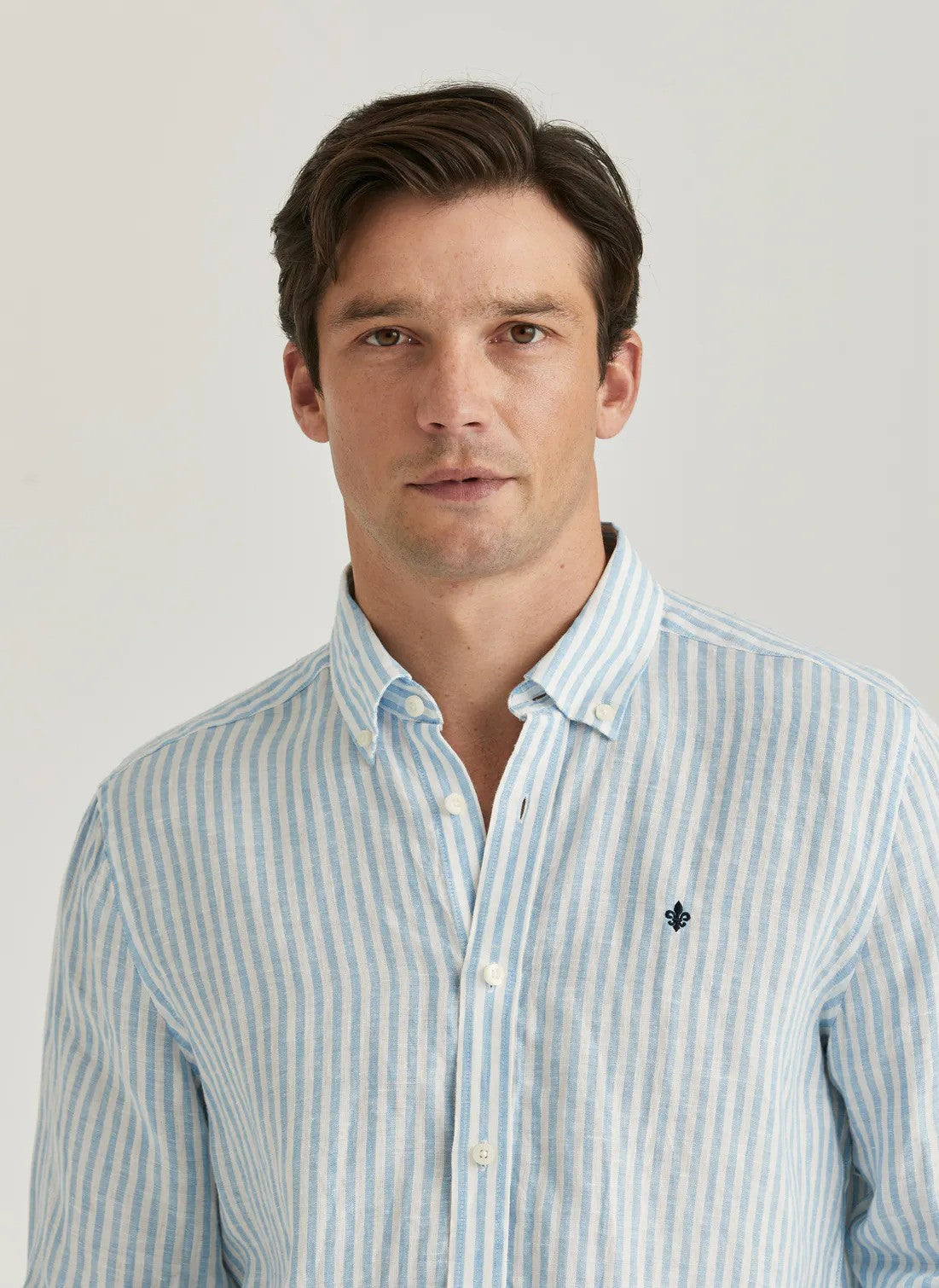 Douglas linen striper shirt Classic fit