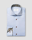 PAISLEY EFFECT SIGNATURE TWILL SHIRT SLIM