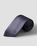 MICRO GEOMETRIC WOVEN SILK TIE