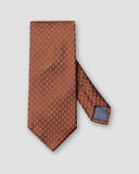 GEOMETRIC WOVEN SILK TIE