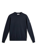 Chester side stripe knit crew
