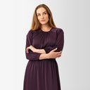 RACHEL DRESS SEMI RICH PLUM
