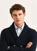 BRAYDEN DB SHAWL CARDIGAN