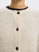 SLFLULU LS KNIT SHORT CARDIGAN