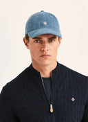 MERINO CABEL ZIP CARDIGAN