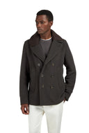 WOOL CASHMERE BLEND PEACOAT