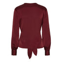 BLAIR BLOUSE SEMI RICH MERLOT