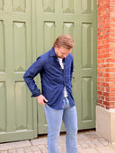 Giza cotton Soft light denim shirt