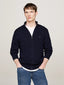 Pima org cashmere zip thru