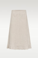 Franca linen skirt beige