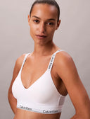 LIGHTLY LINED BRALETTE HVIT