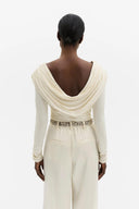 SIGNE COWL NECK JERSEY TOP