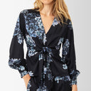 BLAIR BLOUSE HYDRANGEA
