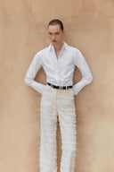 Azelia buckle leather belt