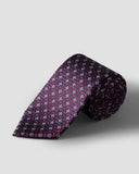 FLORAL MEDALLION WOVEN SILK TIE