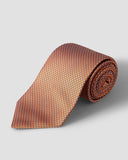 Geometric Woven Silk Tie