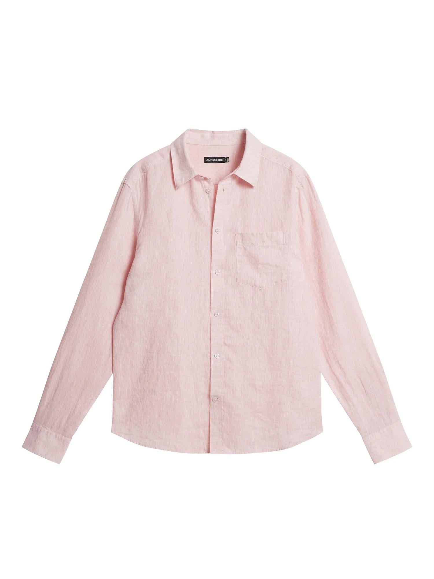 Slim LS Linen melange shirt