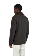 WOOL CASHMERE BLEND PEACOAT