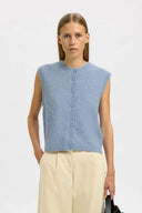 SLFLULU SL BUTTON O-NECK VEST
