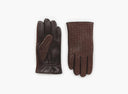MORGAN NAPPA BRAIDED LEATHER GLOVS
