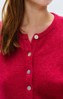 VITOW CARDIGAN MAGENTA CHINE