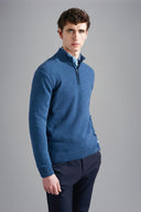 Re-Wool half zip sweater