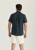 Short sleeve linen shirt classic fit