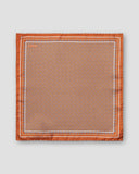 GEOMETRIC SILK TWILL POCKET SQAURE
