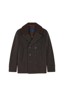 WOOL CASHMERE BLEND PEACOAT