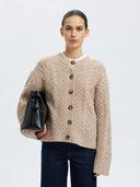 SLFNELLY KNIIT O-NECK CARDIGAN