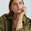 SIGNIFICANT ENAMEL HOOPS