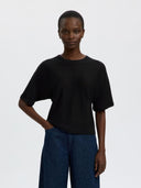 SLFJANE LINEN KNIT O-NECK