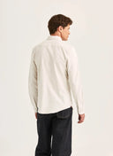 FLANNEL HERRINGBONE SHIRT-SLIM