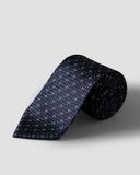 FLORAL MEDALLION WOVEN SILK TIE
