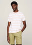 Slub cotton stripe tee