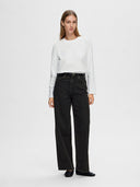 slfessential ls boxy tee