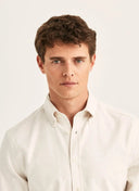 FLANNEL HERRINGBONE SHIRT-SLIM
