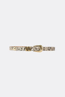 Azelia buckle leather belt