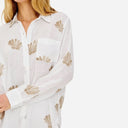 CHARLI SHIRT TAUPE SEASHELLS